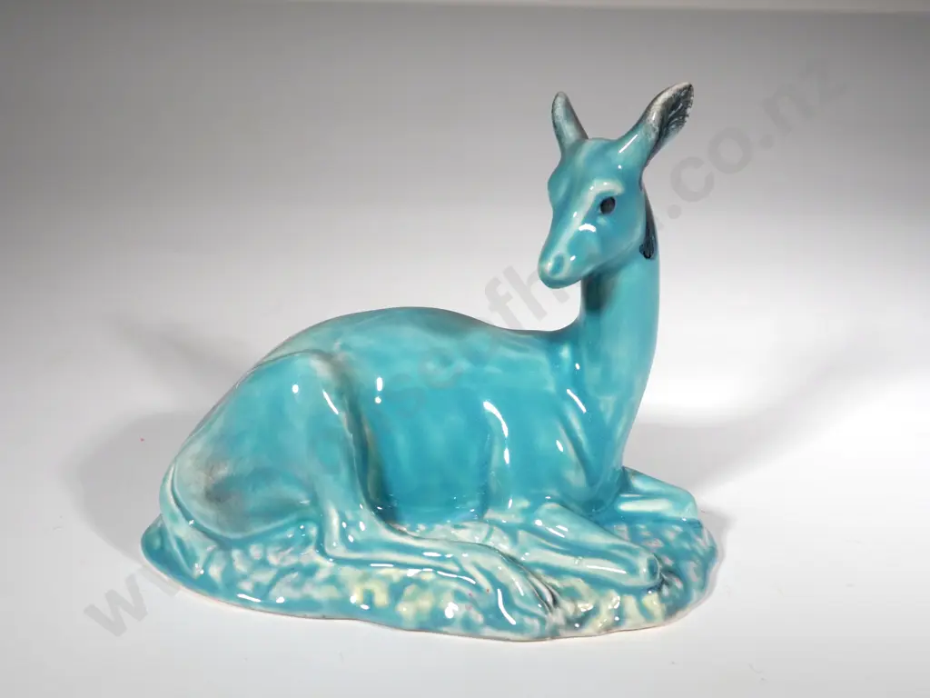 Hand Painted Art Deco Deer Figurine Image 1++