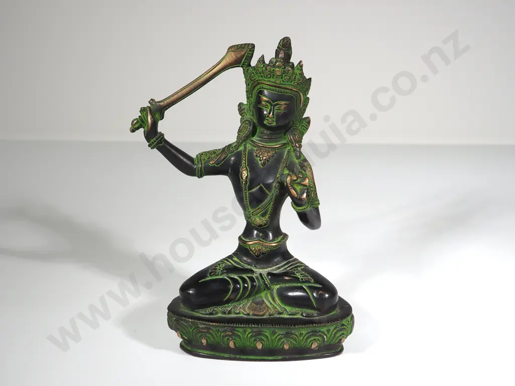 Heavy Copper Buddha Figurine Image 1++