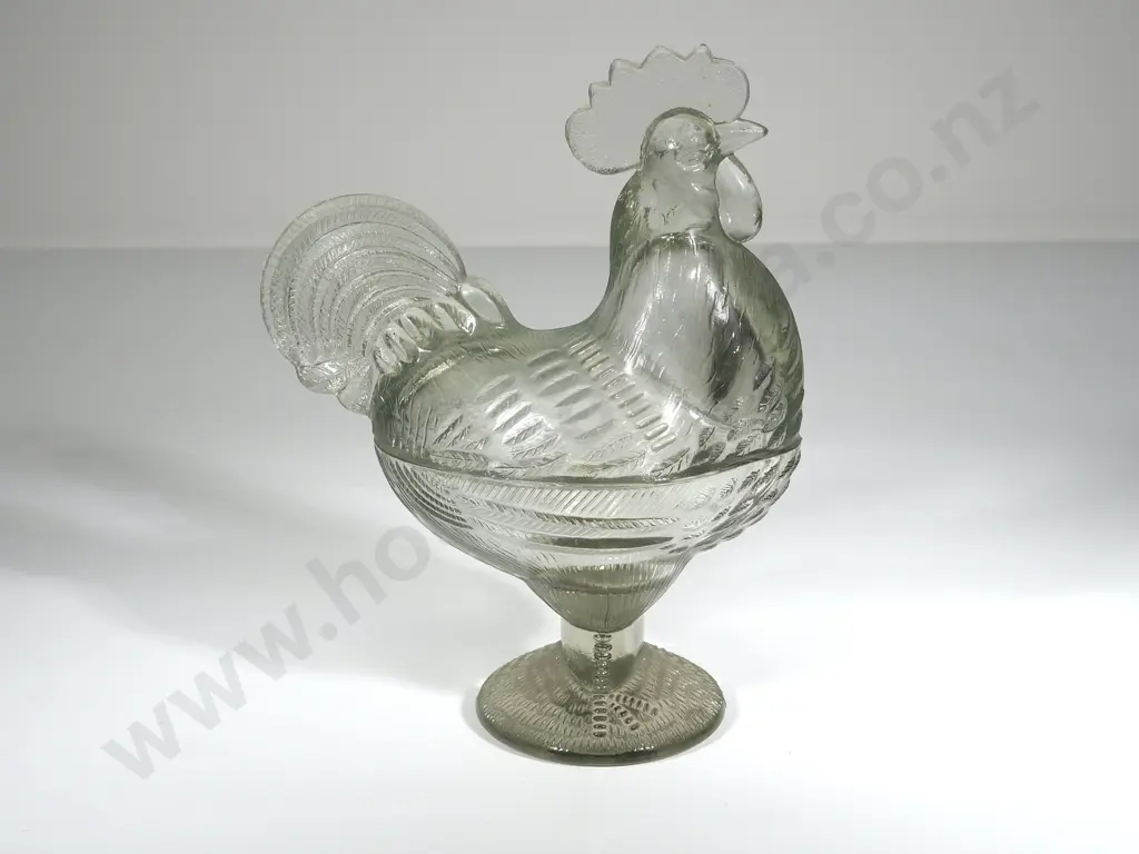 Cast Glass Rooster Image 1++