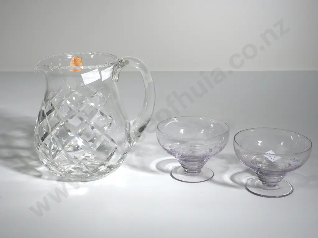 Heavy Lead Crystal Jug Image 1++