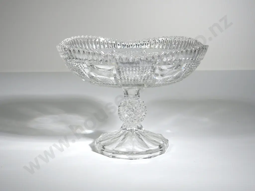 Heavy Crystal Unmarked Comport Image 1++