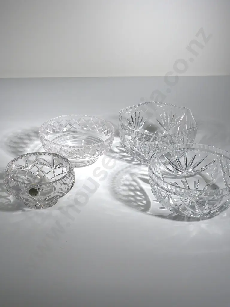 Selection of Cut Crystal Bowls Image 1++