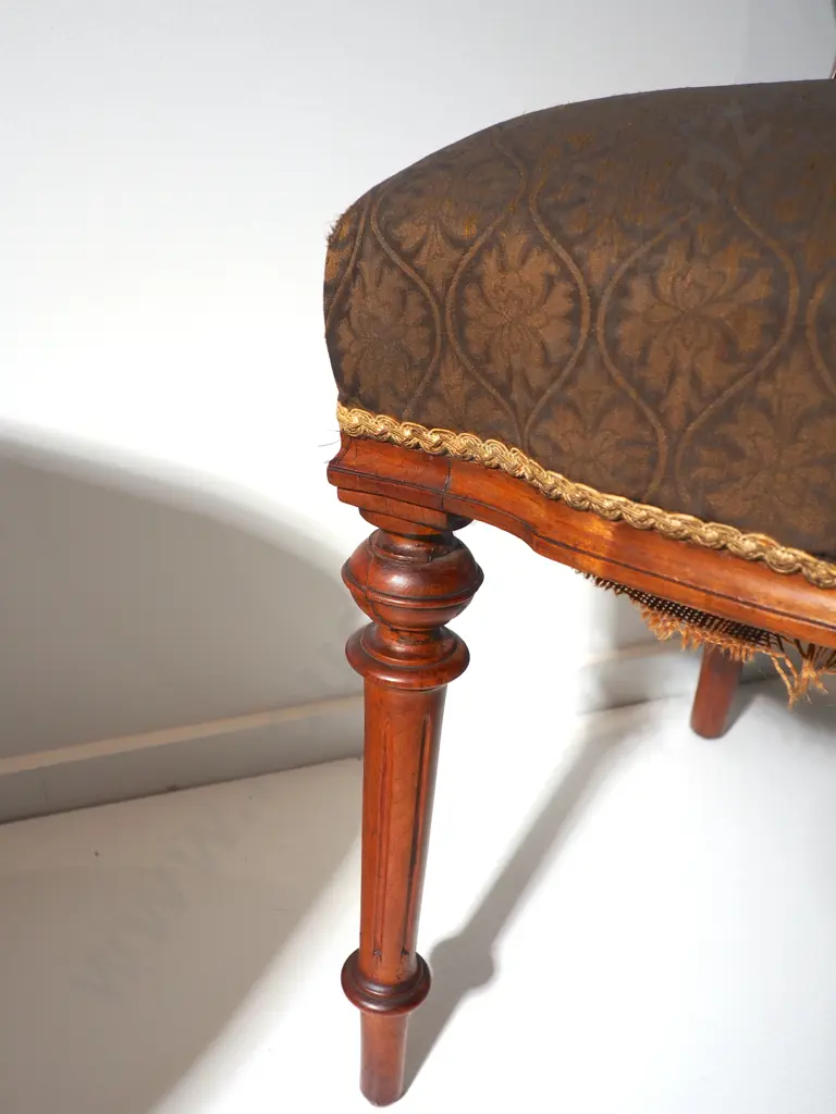 Pair of Victorian Balloon Back Chairs Image 1++