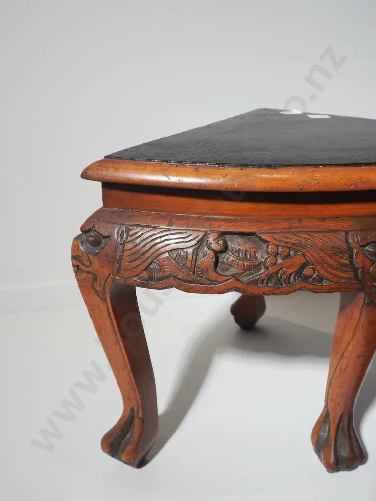 Decorative Indonesian Corner Stool Image 1++