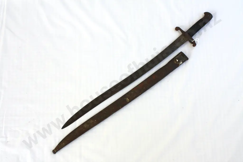 New Zealand Wars Yataghan Sword Bayonet Image 1++
