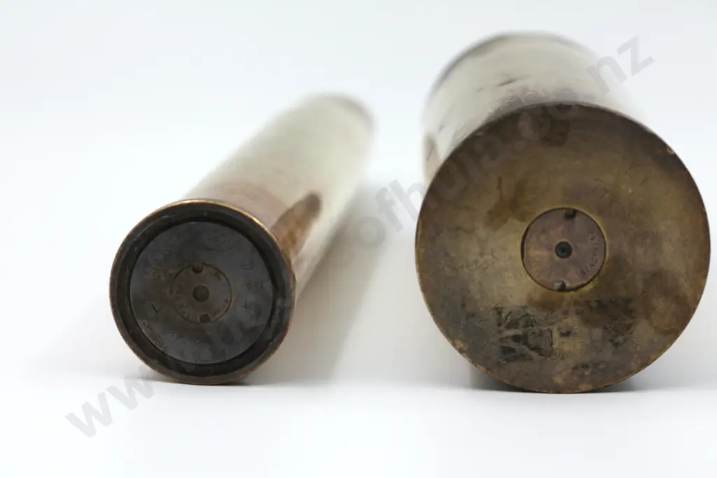 Two Brass Artillery Shells Image 1++