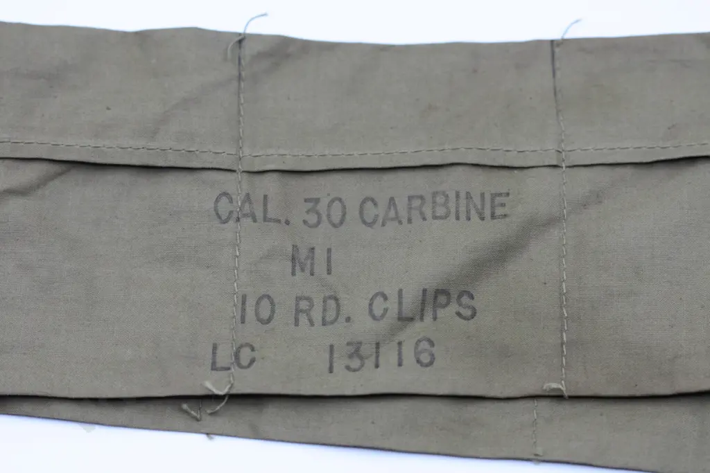 M1 Carbine .30 Calibre Ammunition Bandolier Image 1++