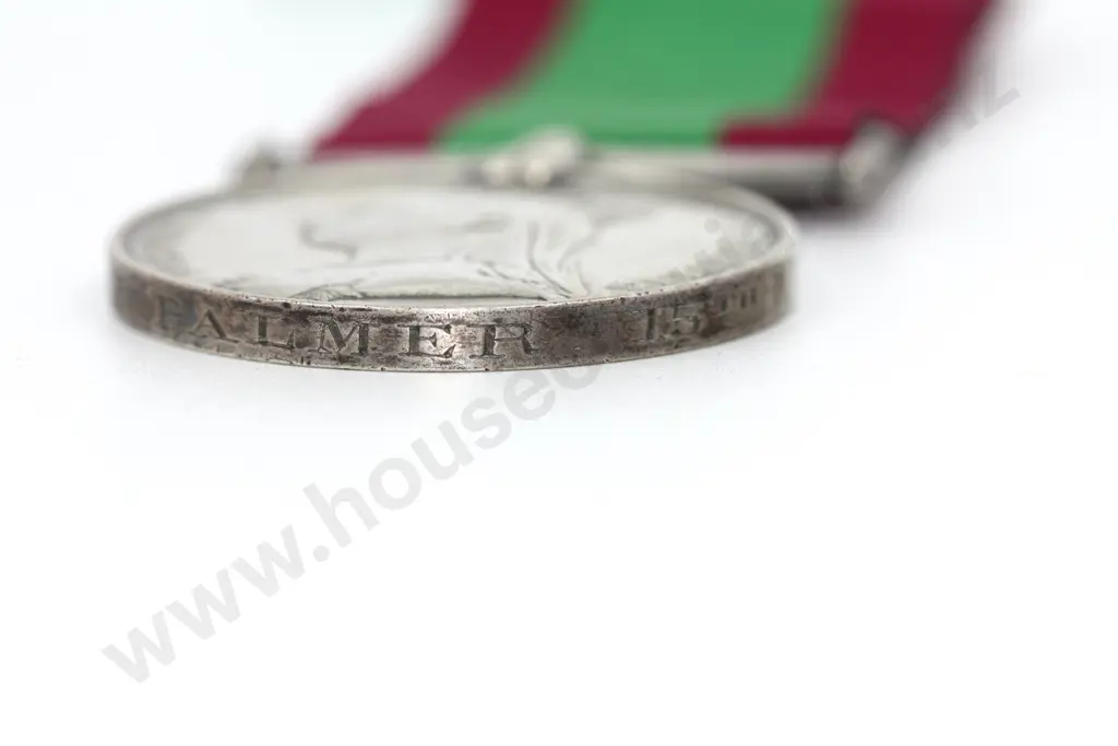 518 Afghanistan Medal 1878-80 Palmer 15th Hussars  Image 1++