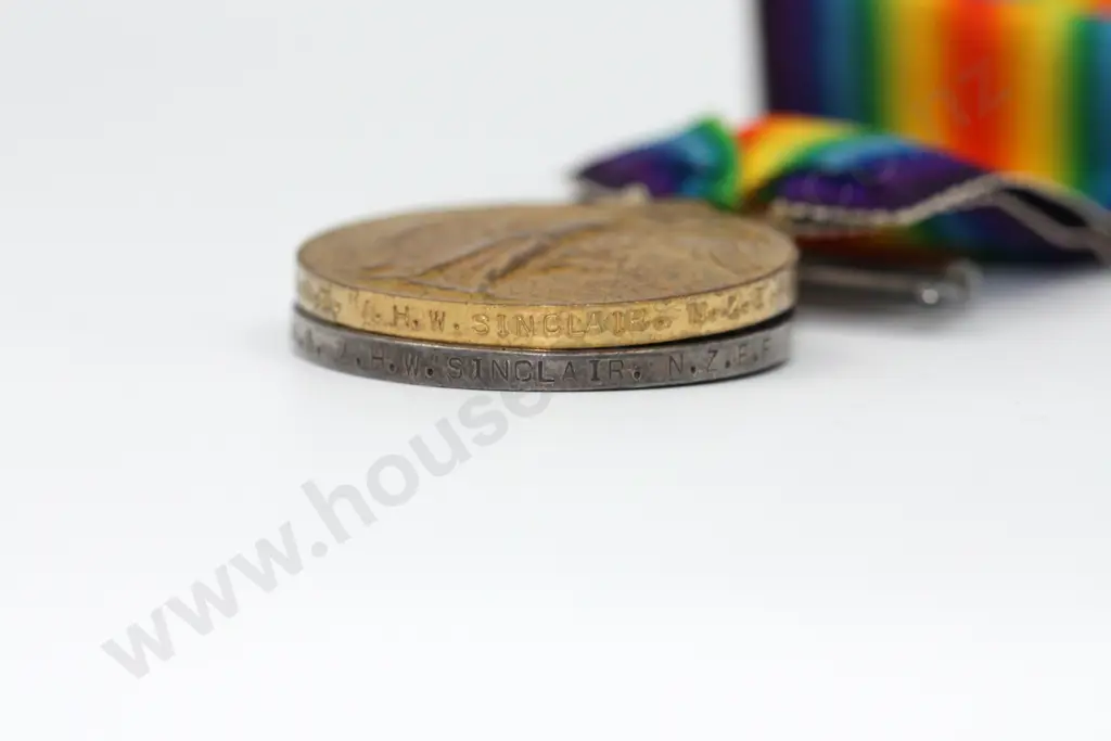 NZEF Pair and UFBA Medal to 22121 Sinclair Image 1++