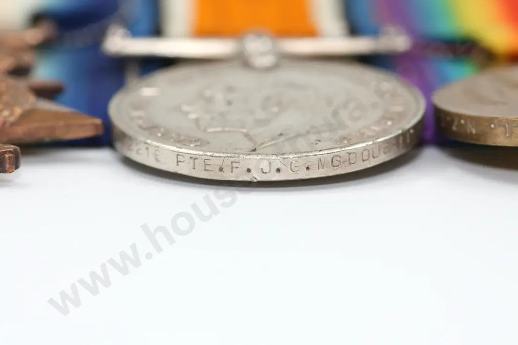 NZEF Trio and WW2 Pair to 10/2218 FJG McDougall Image 1++