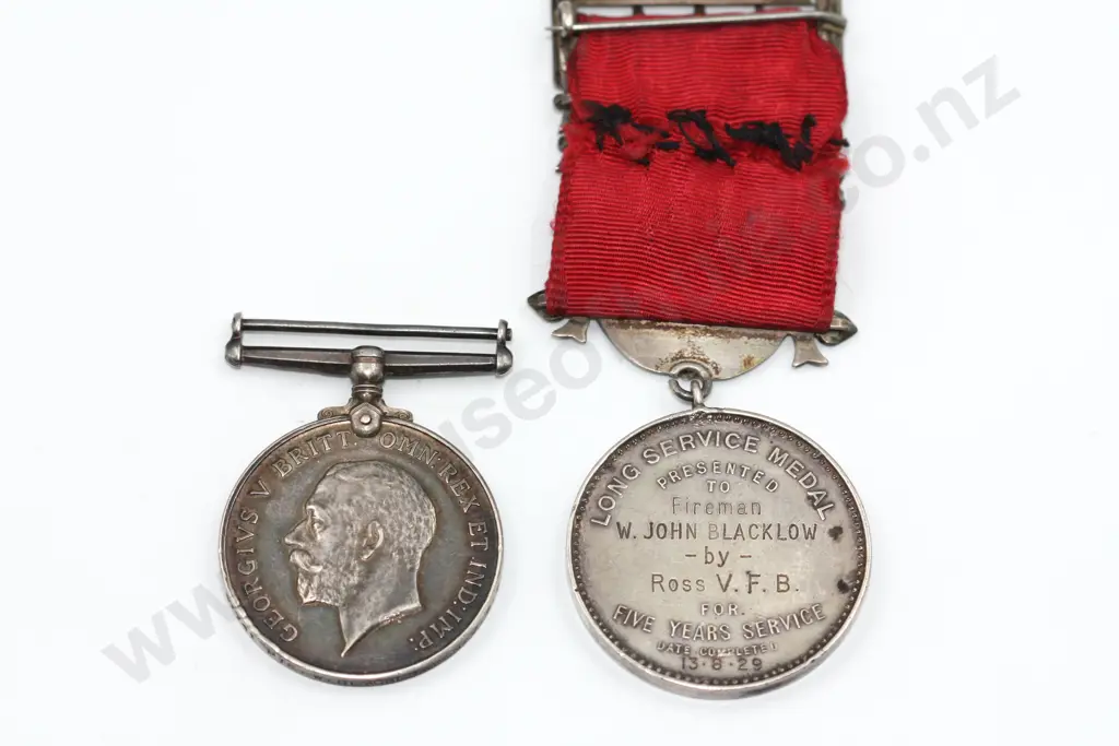 NZEF BWM and UFBA Medal to 37741 Blacklow Image 1++