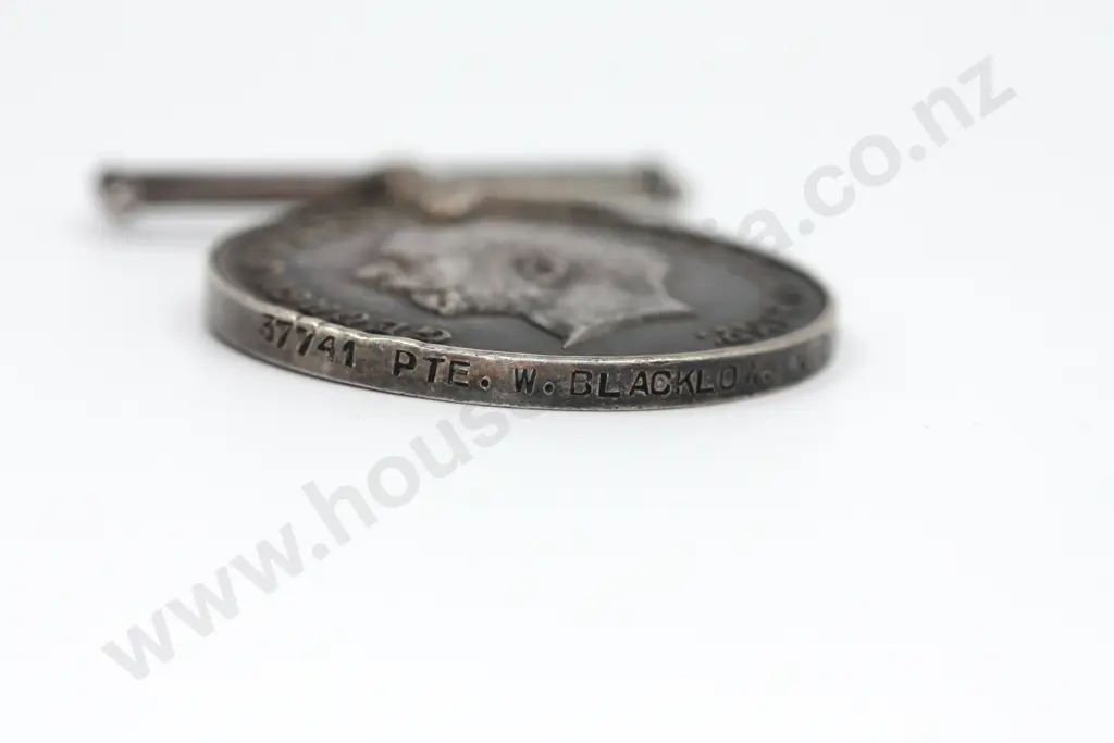 NZEF BWM and UFBA Medal to 37741 Blacklow Image 1++