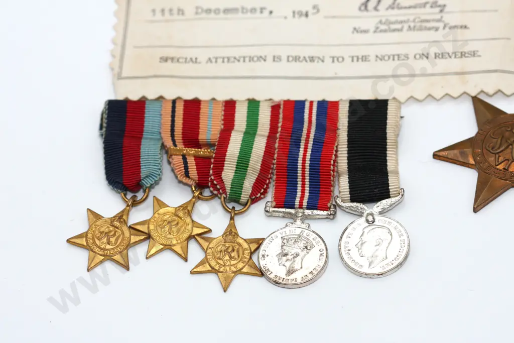 17547 J. B. Magee LRDG Prisoner of War Medal Group Image 1++