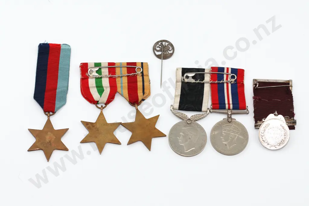 17547 J. B. Magee LRDG Prisoner of War Medal Group Image 1++