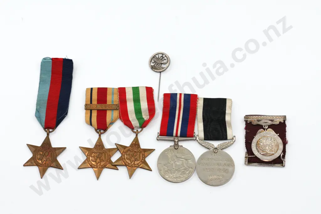 17547 J. B. Magee LRDG Prisoner of War Medal Group Image 1++