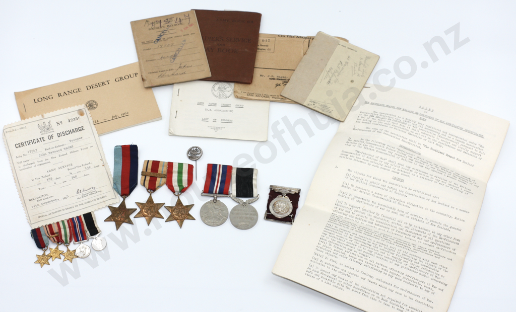 17547 J. B. Magee LRDG Prisoner of War Medal Group Image 1++