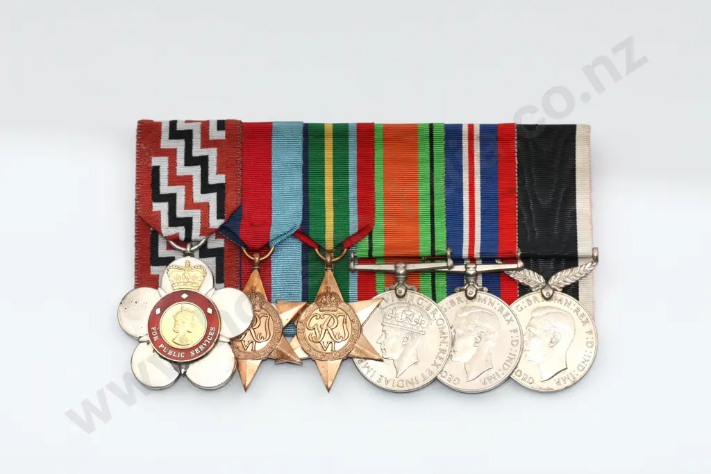 Queens Service Order & WW2 Medal Group to Robert Geoffrey Ramshaw Image 1++