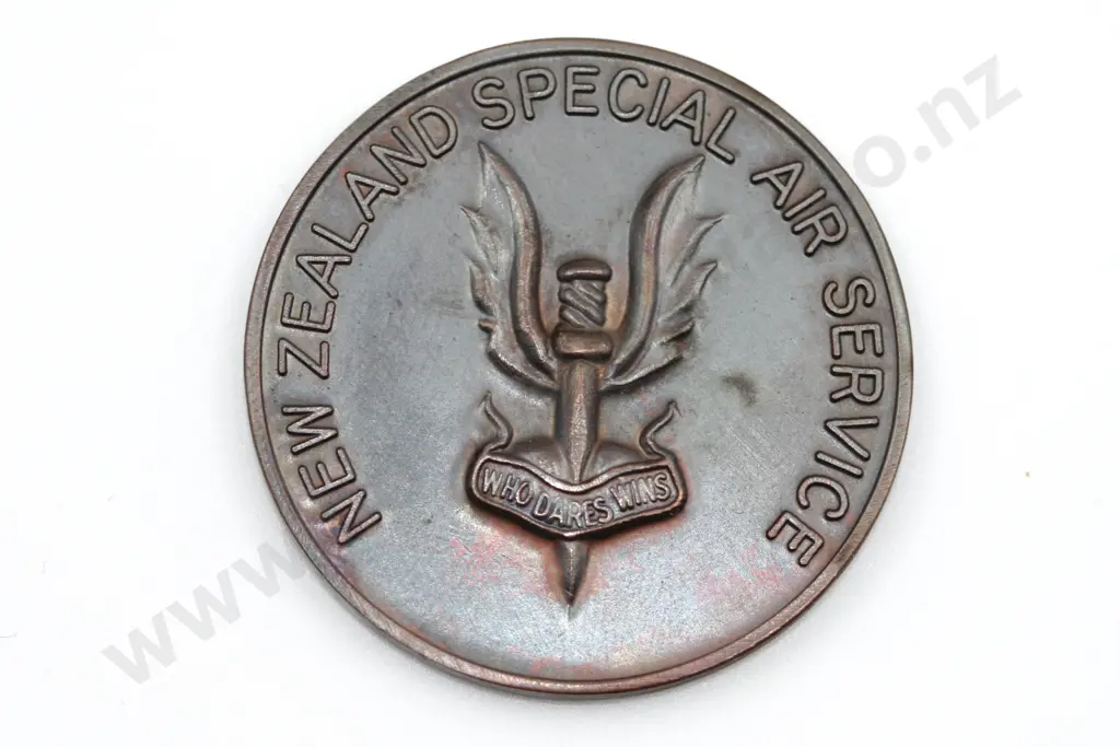 New Zealand SAS Bronze Challenge Coin Image 1++