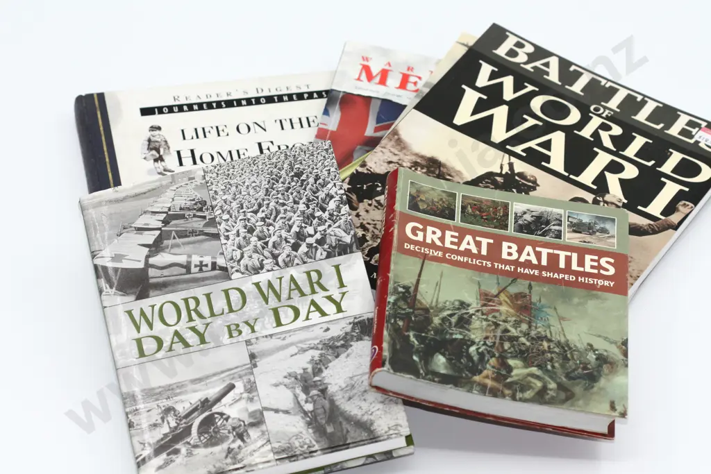 Box of Military History Books Image 1++