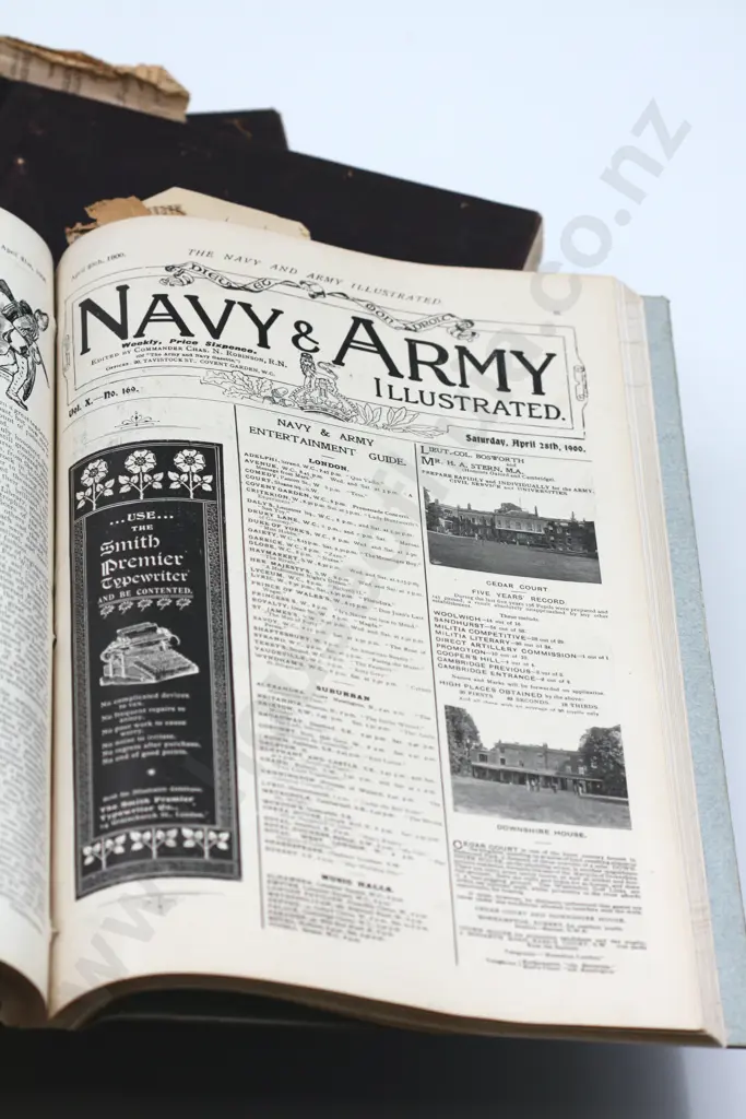 Four Volumes, Bound of Boer War Magazines Image 1++