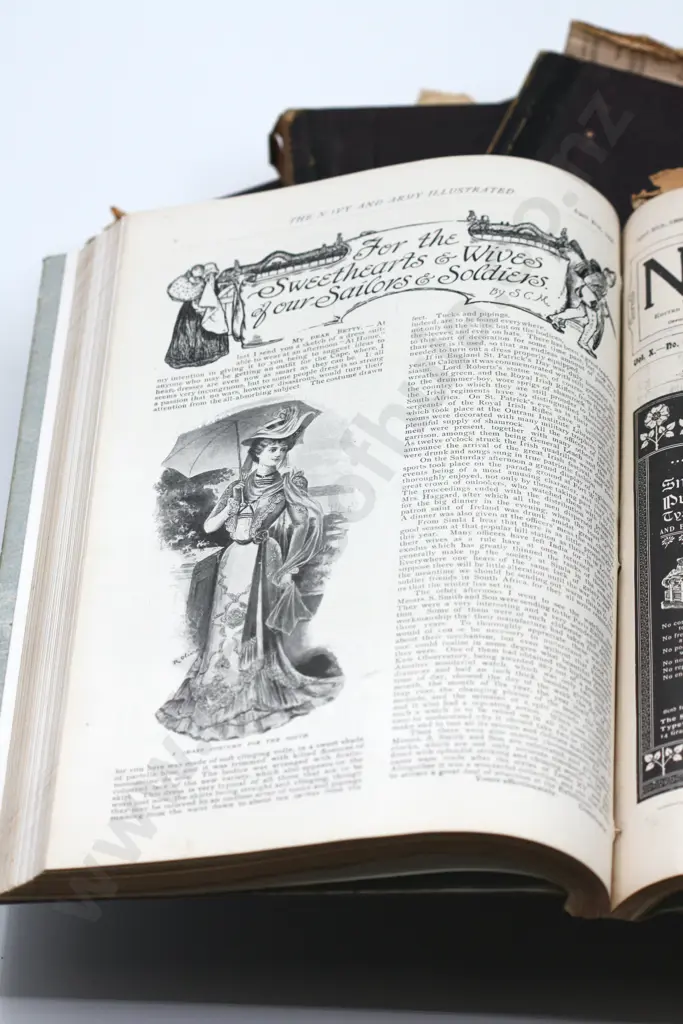 Four Volumes, Bound of Boer War Magazines Image 1++