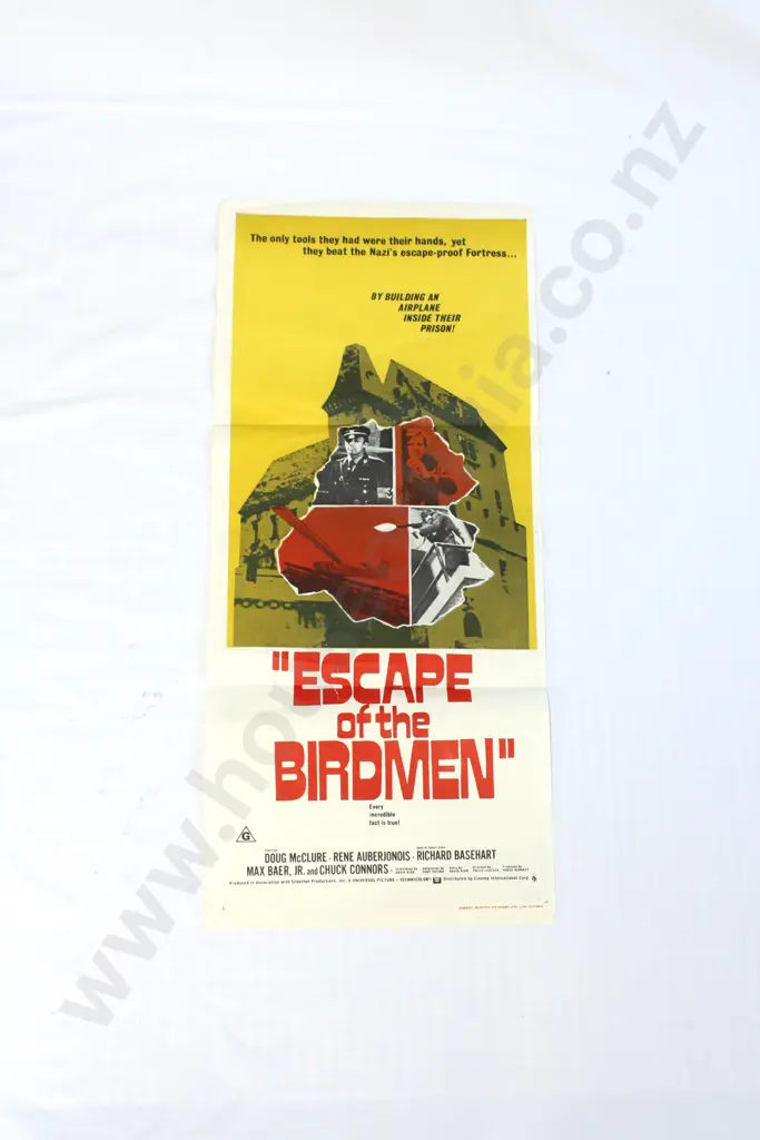 "Escape of the Birdmen" WW2 Movie Poster (1970's) Image 1++