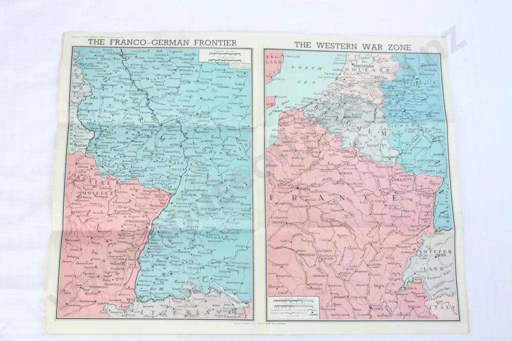WW2 Map of Europe 1939 Image 1++