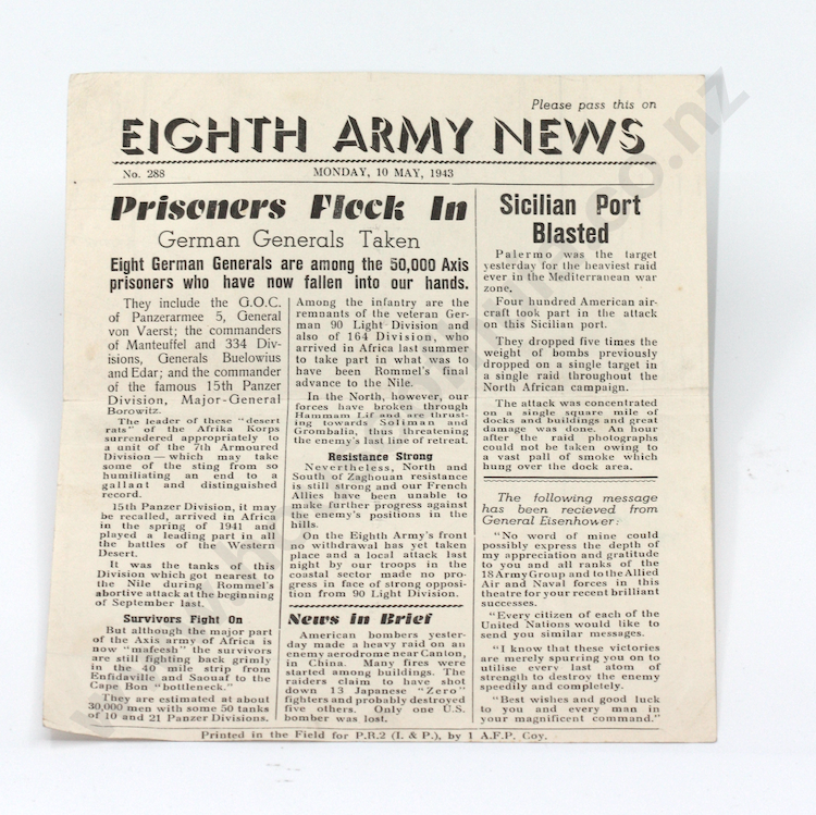 8th Army News 1943 Image 1++