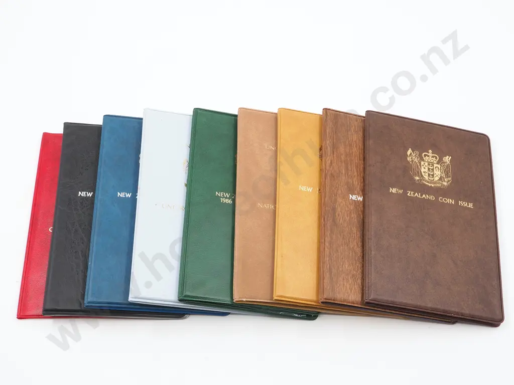 23 New Zealand Coin Issue Uncirculated Sets Image 1++