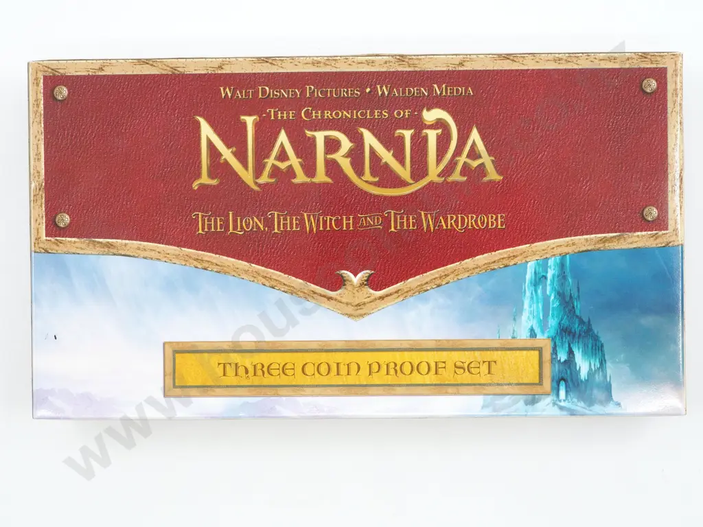 2006 New Zealand Narnia 3 Coin Silver Proof Set, CV $550 NZD Image 1++