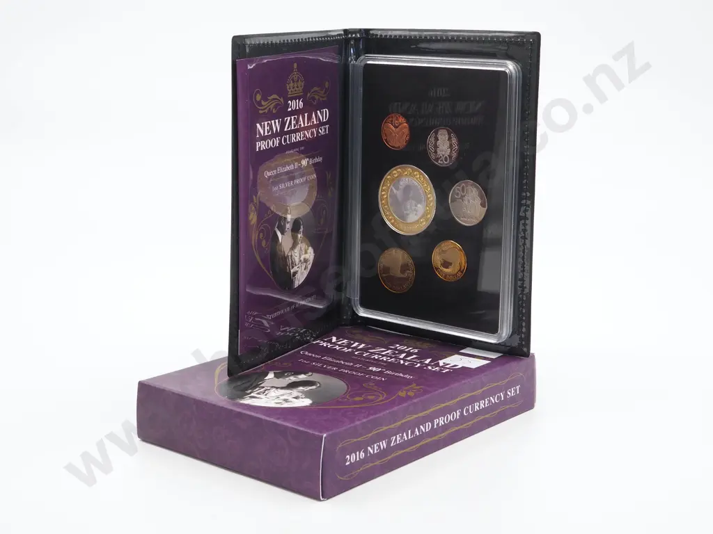 2016 New Zealand Silver Proof Coin Set  Image 1++
