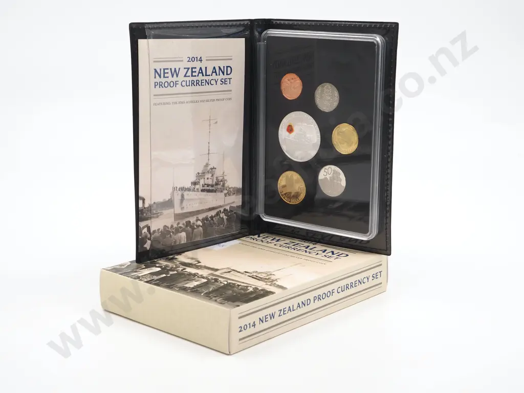 2014 New Zealand Silver Proof Coin Set  Image 1++