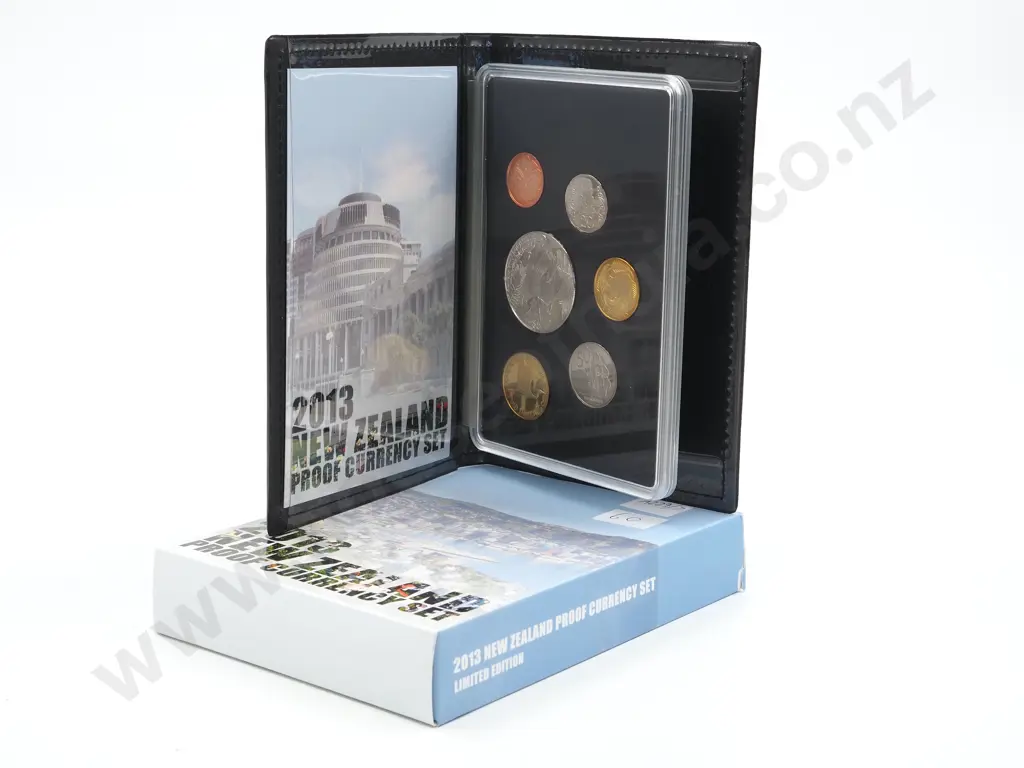 2013 New Zealand Silver Proof Coin Set  Image 1++
