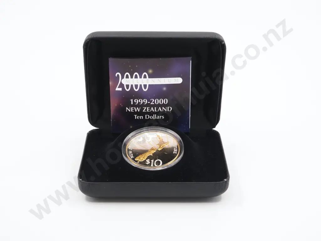 2000 New Zealand Proof Millennium Coin $10 Proof Image 1++