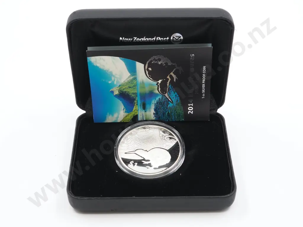 2014 New Zealand Kiwi Treasures Silver Coin Image 1++