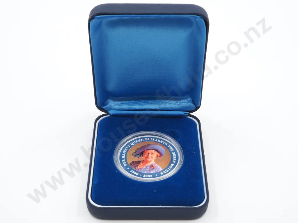 New Zealand Queen Mother Silver Proof Coin Image 1++
