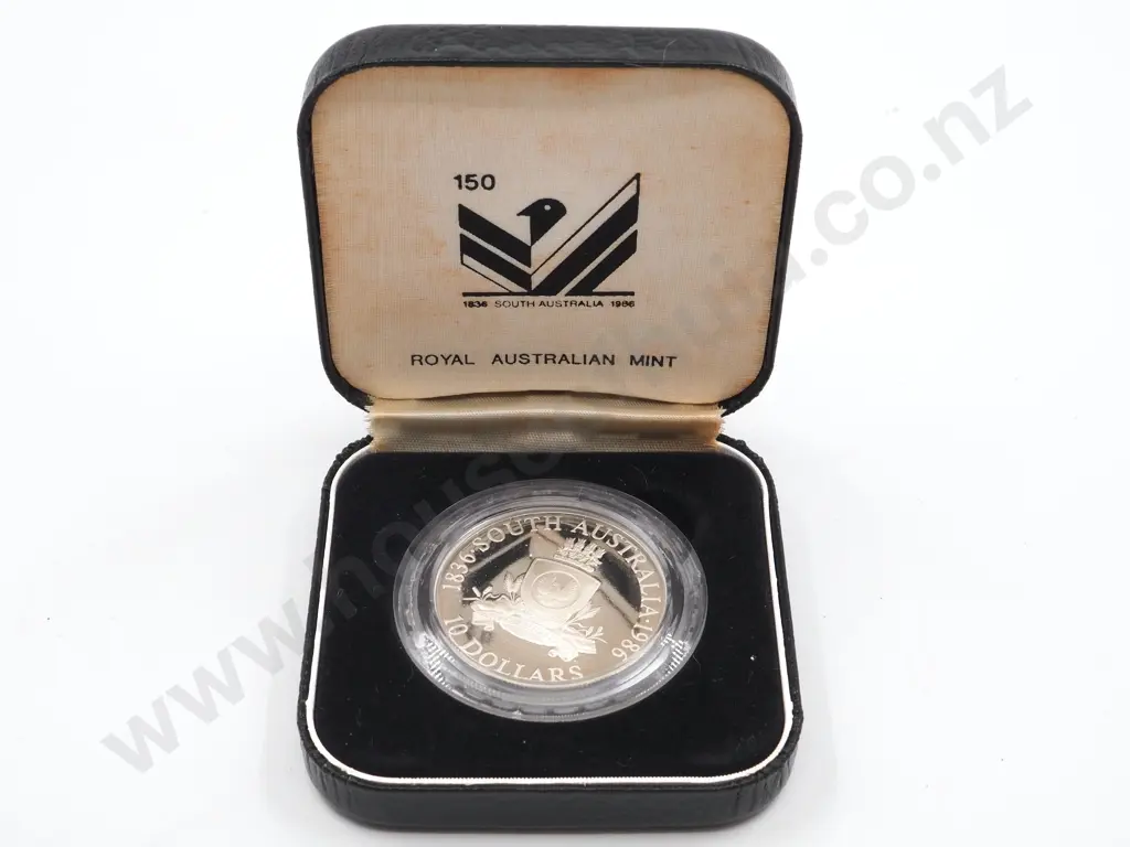 1986 Australia $10 Proof Coin State Series Image 1++