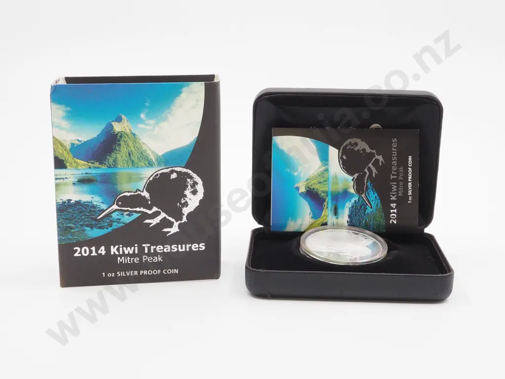 2014 New Zealand Kiwi Treasures Silver Proof Coin  Image 1++