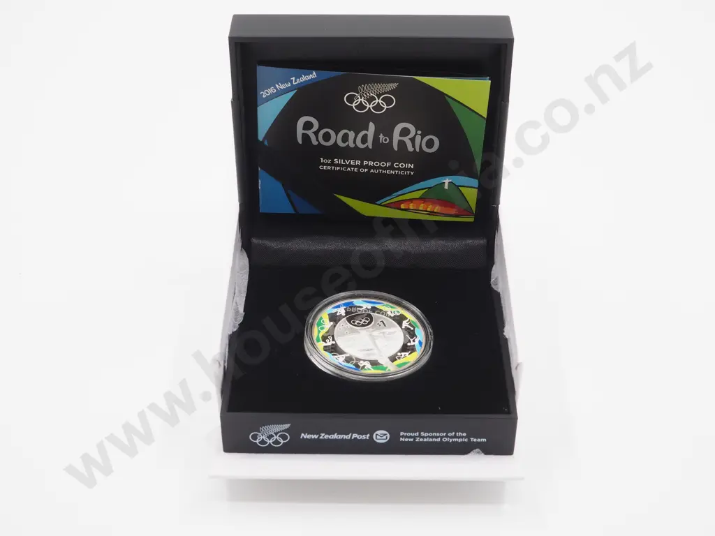 2016 Road to Rio Silver Proof Coin Image 1++