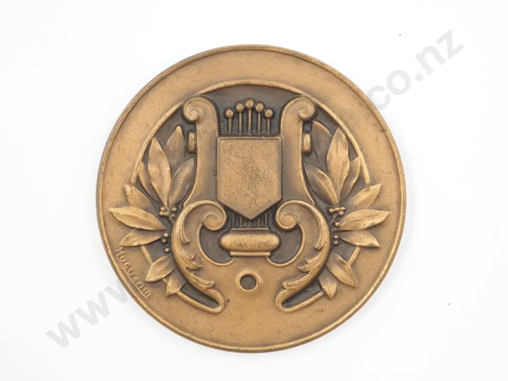 Large Struck Music Medal: Unawarded Image 1++