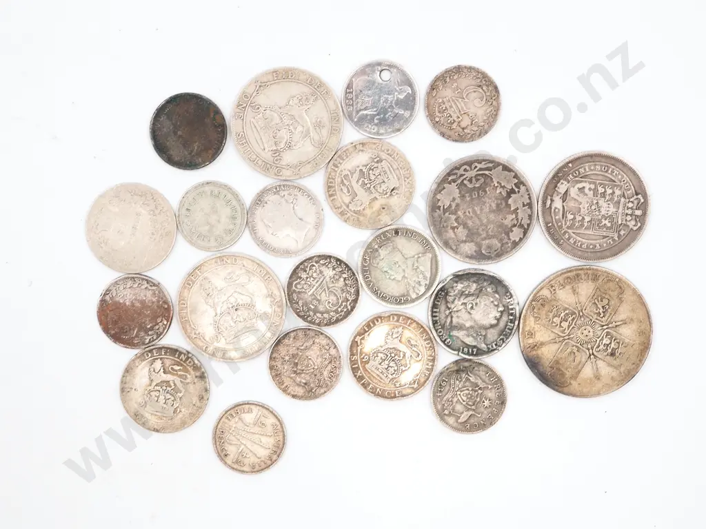 56 Grams of English Silver Coins Image 1++