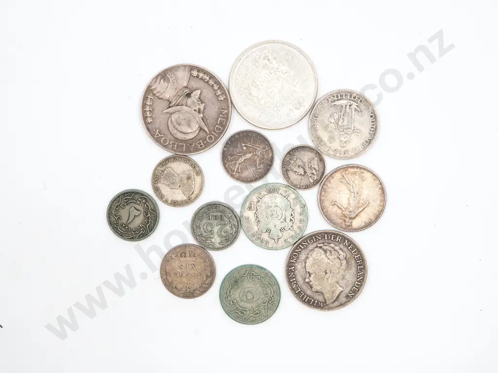 66 Grams of mostly Silver International Coinage Image 1++