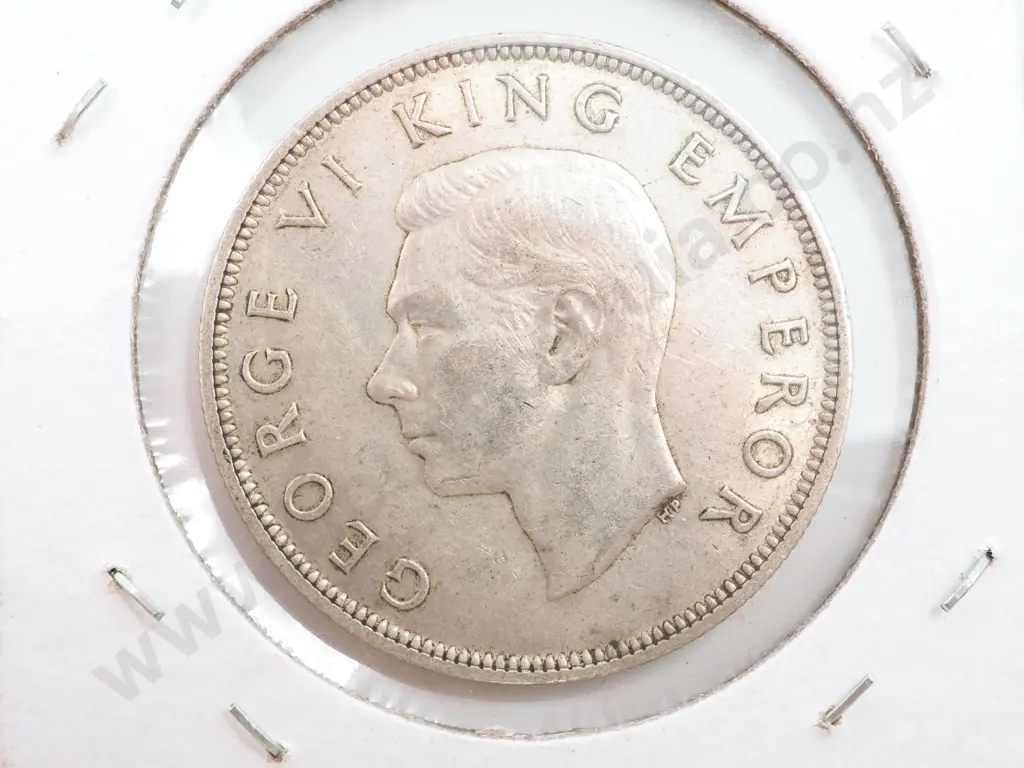 1940 New Zealand Centennial Half Crown Image 1++