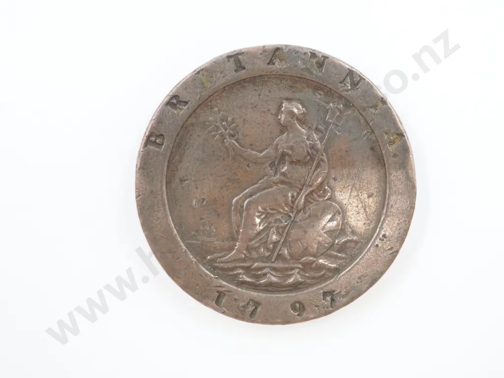 1797 United Kingdom Cartwheel Penny Image 1++