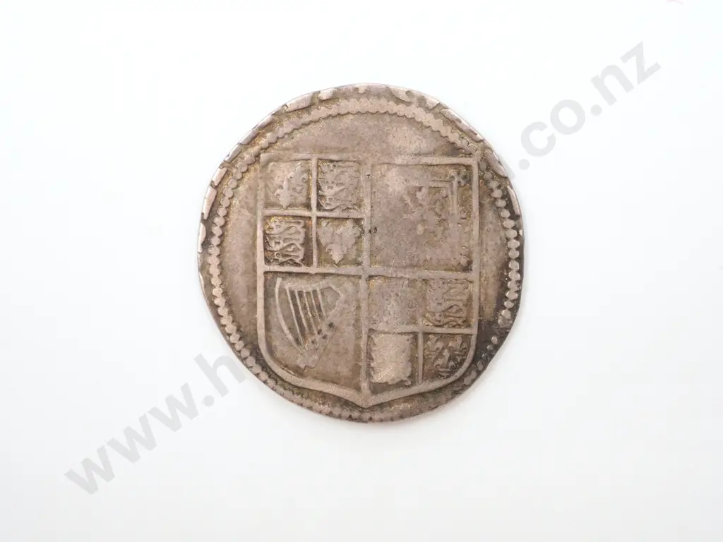 Heavily Clipped United Kingdom James 1st Silver Shilling Image 1++