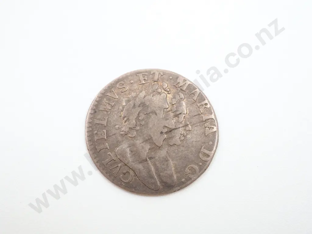 1689 United Kingdom Threepence Image 1++