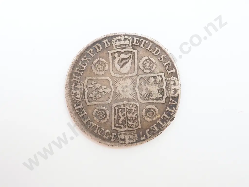1743 United Kingdom Shilling Image 1++