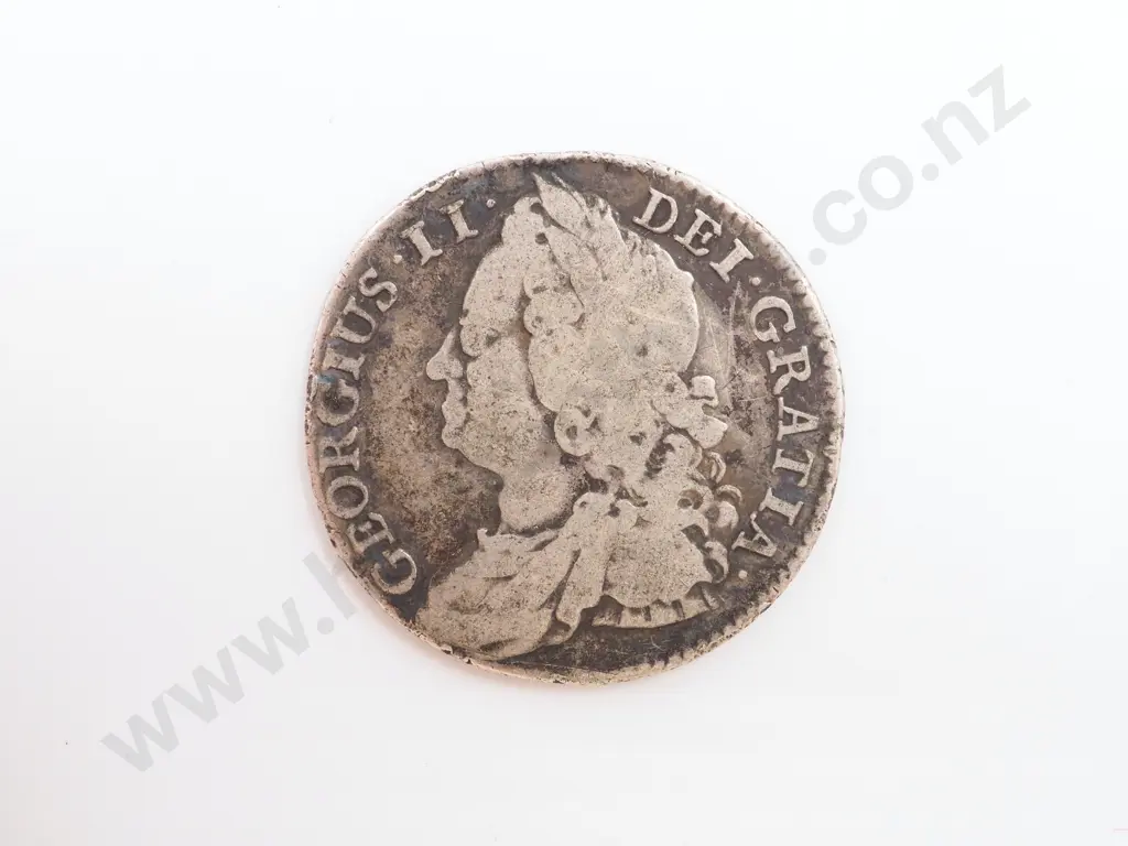 1743 United Kingdom Shilling Image 1++