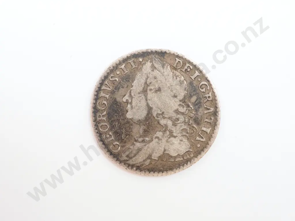 1750 United Kingdom Sixpence Image 1++
