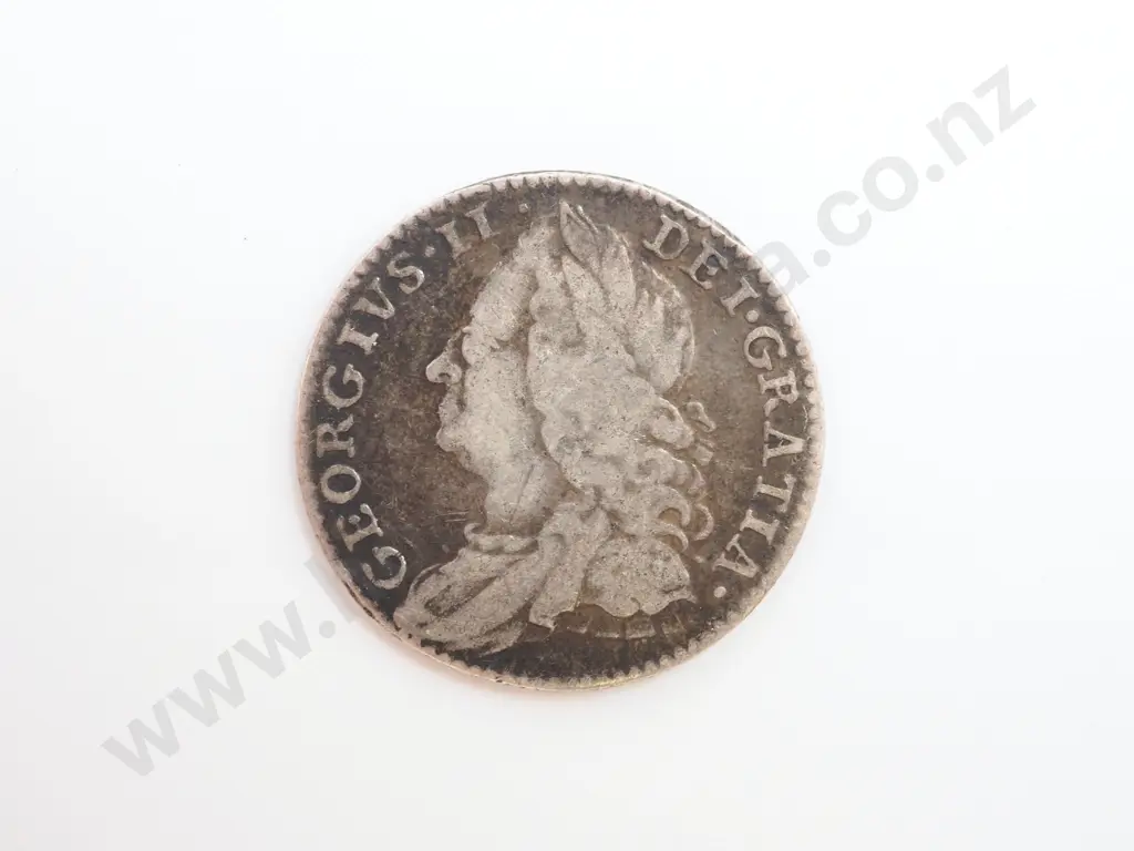 1763 United Kingdom Threepence Image 1++